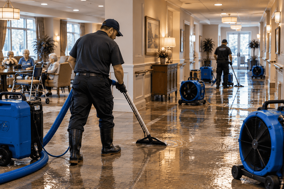 How Nursing Homes Can Prepare for a Water Damage Emergency