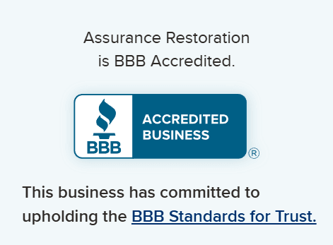 Assurance Restoration: BBB Accredited Business Since 2008